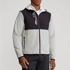 NWT $248 RLX Ralph Lauren Convertible Performance Terry Jacket Vest Men’s Small